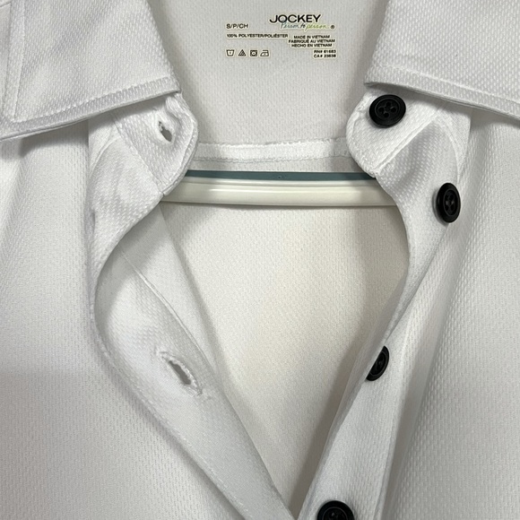 🍓 2 for $13 NWOT - White Jockey polo - size S - Picture 3 of 4